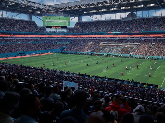 Hard Rock Stadium - Section 214 Seat View Hard Rock Stadium - Section 214 Seat View