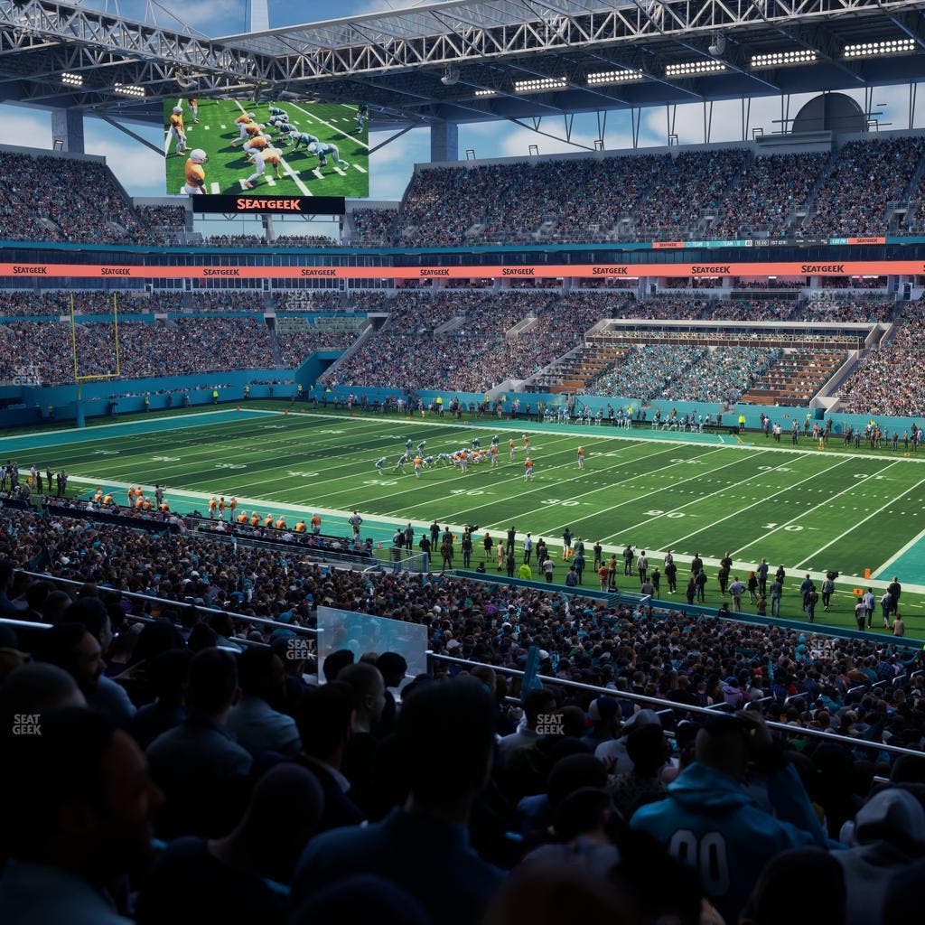 Hard Rock Stadium - Section 214 Seat View