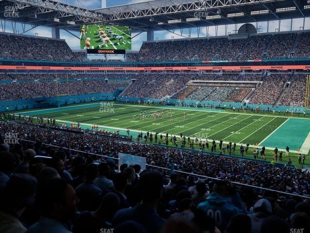 Hard Rock Stadium - Section 214 Seat View
