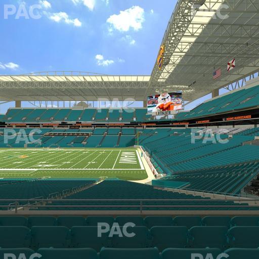 Hard Rock Stadium - Section 214 Seat View