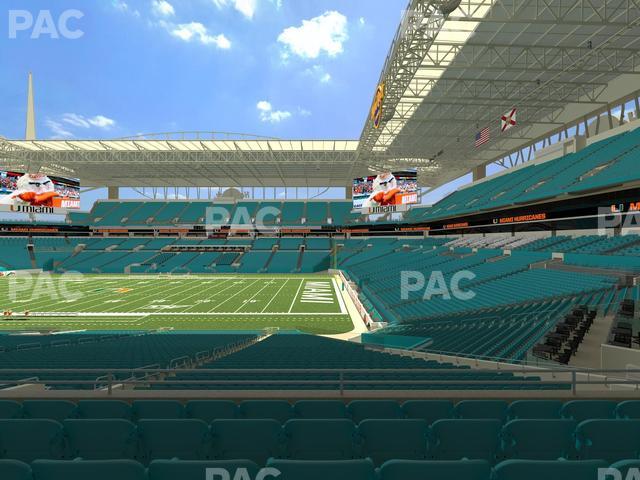 Hard Rock Stadium - Section 214 Seat View Hard Rock Stadium - Section 214 Seat View