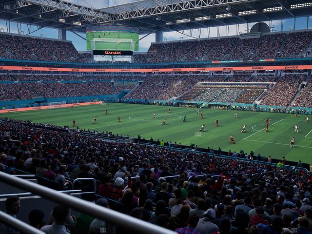 Hard Rock Stadium - Section 214 Seat View