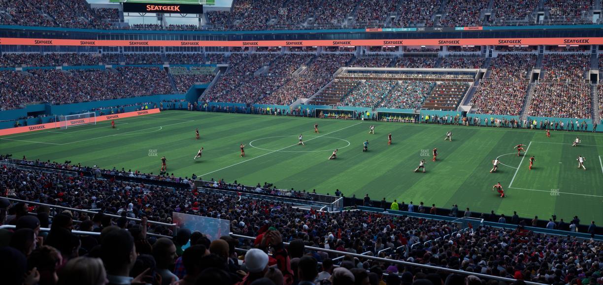 Hard Rock Stadium - Section 215 Seat View