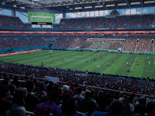 Hard Rock Stadium - Section 215 Seat View Hard Rock Stadium - Section 215 Seat View