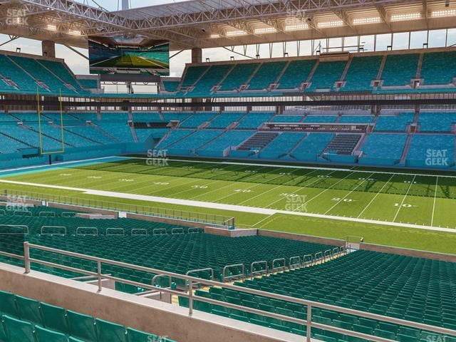 Hard Rock Stadium - Section 215 Seat View