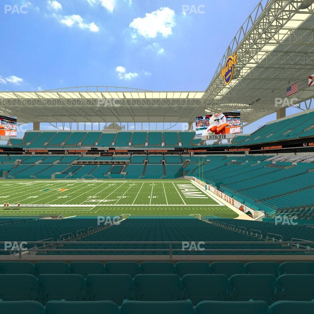 Hard Rock Stadium - Section 215 Seat View
