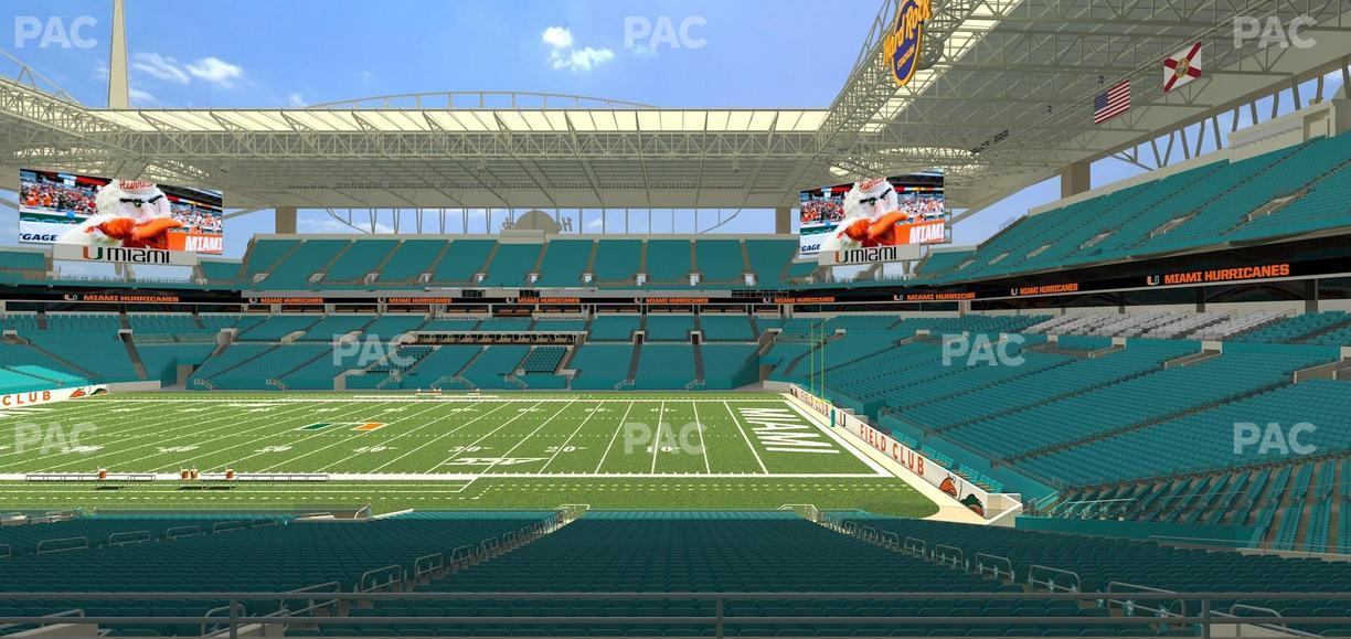Hard Rock Stadium - Section 215 Seat View