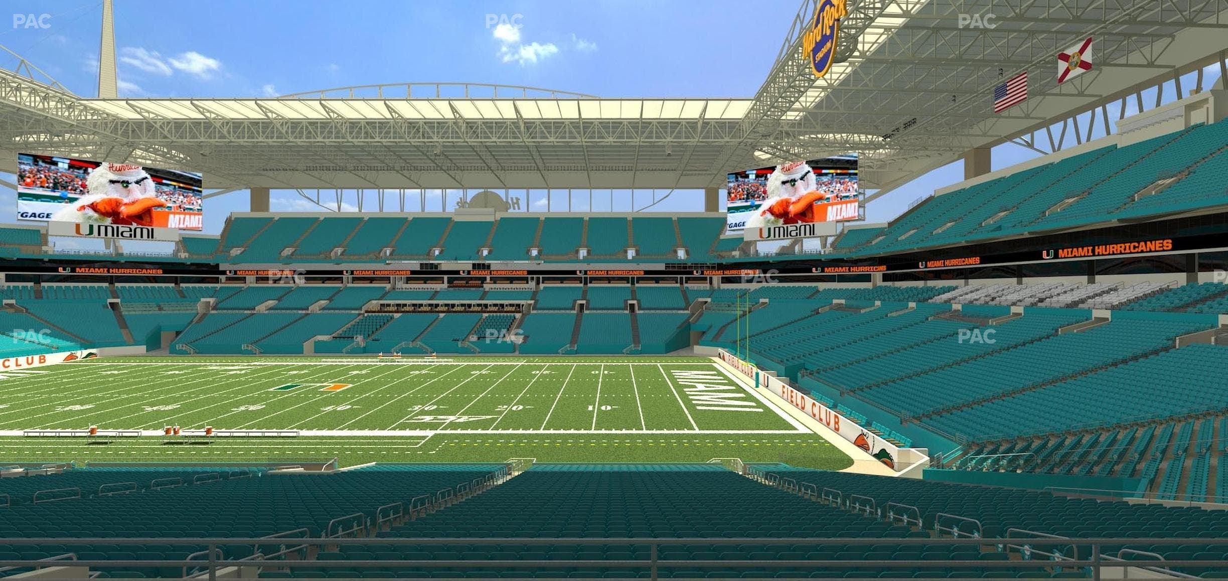 Hard Rock Stadium - Section 215 Seat View