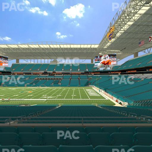 Hard Rock Stadium - Section 215 Seat View