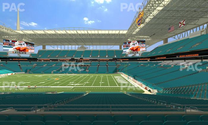 Hard Rock Stadium - Section 215 Seat View