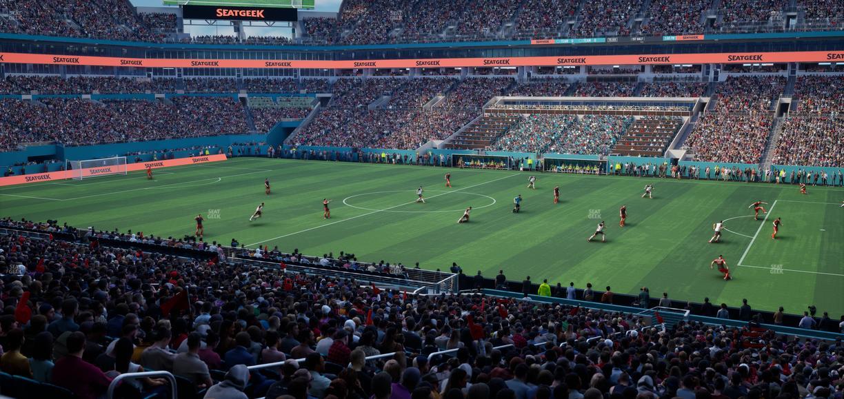 Hard Rock Stadium - Section 215 Seat View