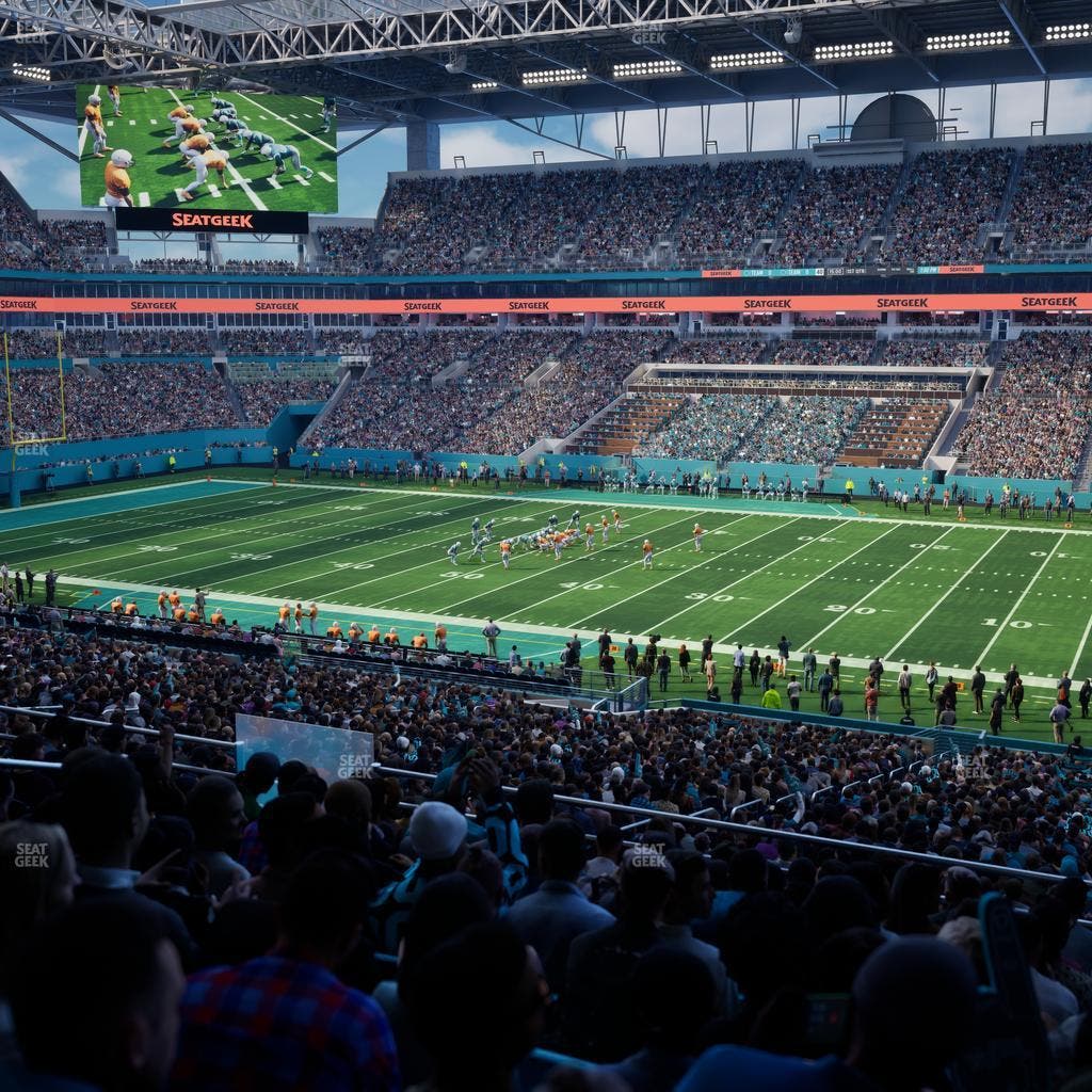 Hard Rock Stadium - Section 215 Seat View