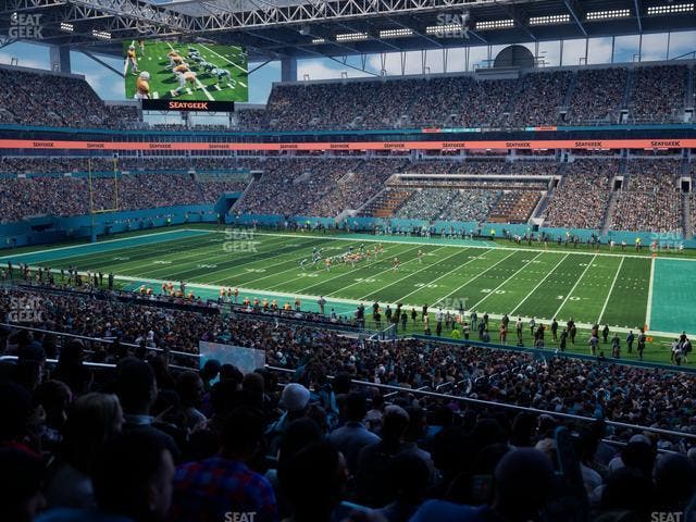Hard Rock Stadium - Section 215 Seat View