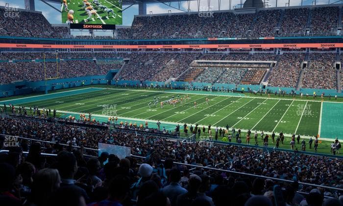 Hard Rock Stadium - Section 215 Seat View