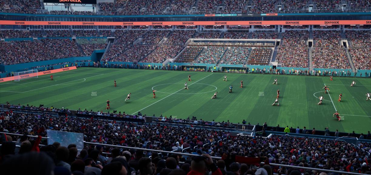 Hard Rock Stadium - Section 216 Seat View