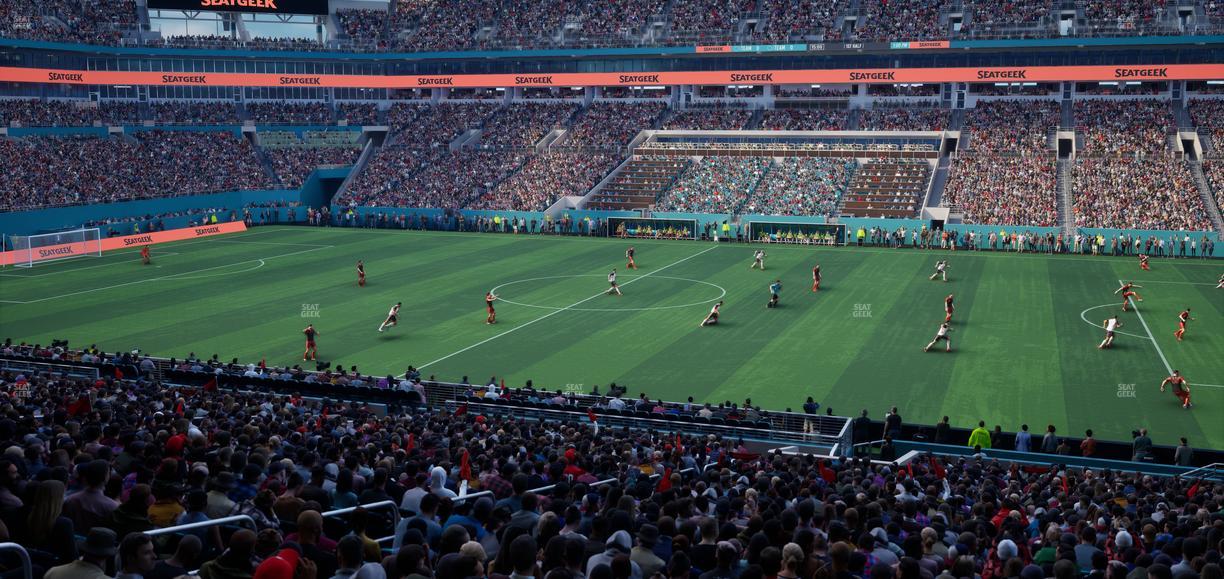 Hard Rock Stadium - Section 216 Seat View