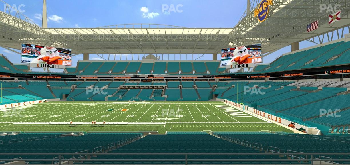 Hard Rock Stadium - Section 216 Seat View