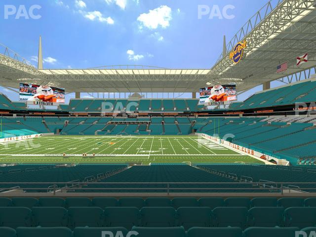 Hard Rock Stadium - Section 216 Seat View Hard Rock Stadium - Section 216 Seat View