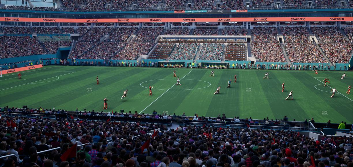 Hard Rock Stadium - Section 217 Seat View