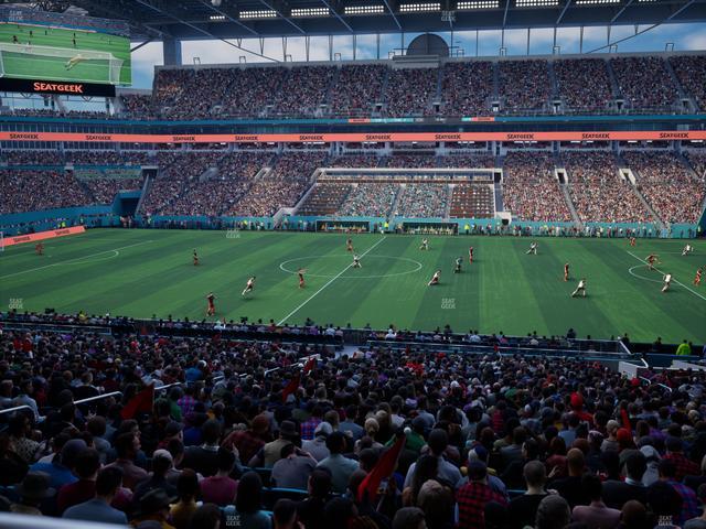 Hard Rock Stadium - Section 217 Seat View