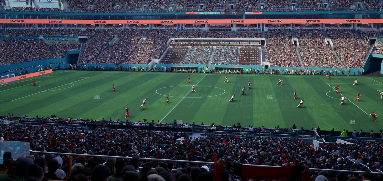 Hard Rock Stadium - Section 217 Seat View