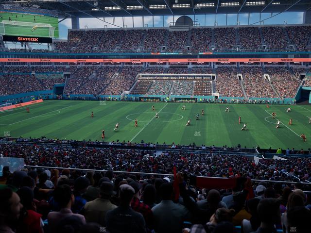 Hard Rock Stadium - Section 217 Seat View Hard Rock Stadium - Section 217 Seat View