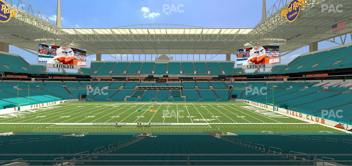 Hard Rock Stadium - Section 217 Seat View