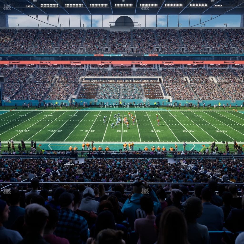 Hard Rock Stadium - Section 218 Seat View