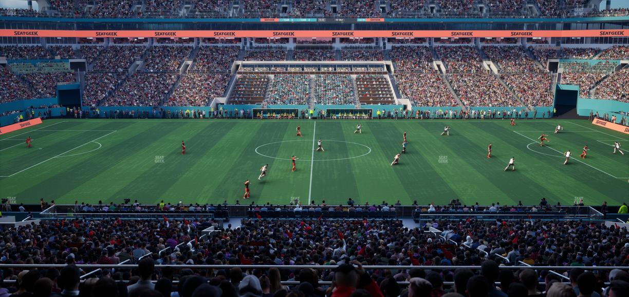 Hard Rock Stadium - Section 218 Seat View