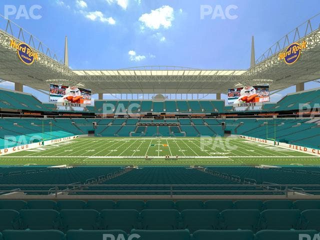 Hard Rock Stadium - Section 218 Seat View