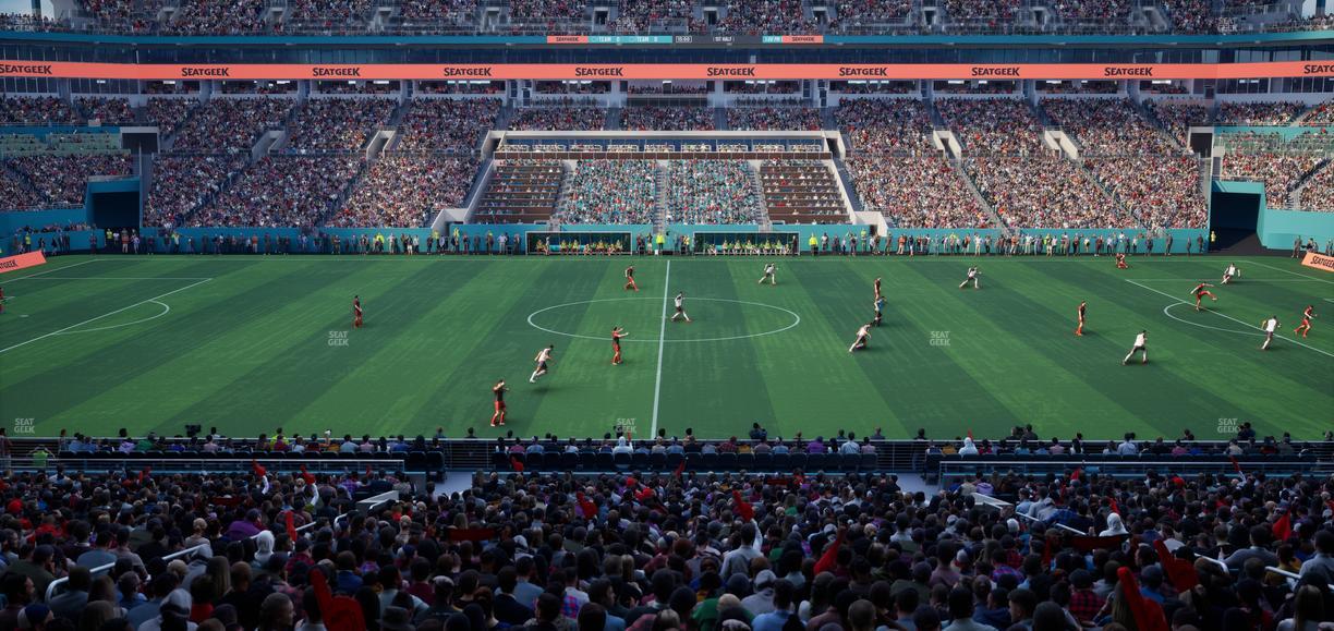 Hard Rock Stadium - Section 218 Seat View