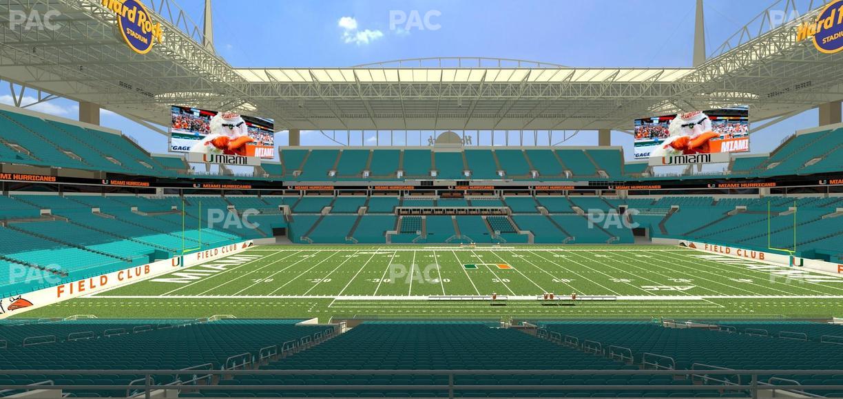 Hard Rock Stadium - Section 219 Seat View