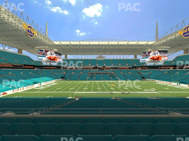 Hard Rock Stadium - Section 219 Seat View Hard Rock Stadium - Section 219 Seat View