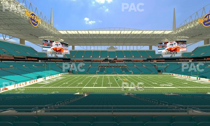 Hard Rock Stadium - Section 219 Seat View