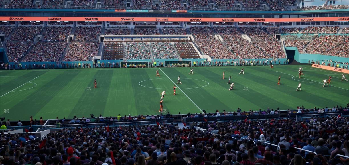 Hard Rock Stadium - Section 219 Seat View