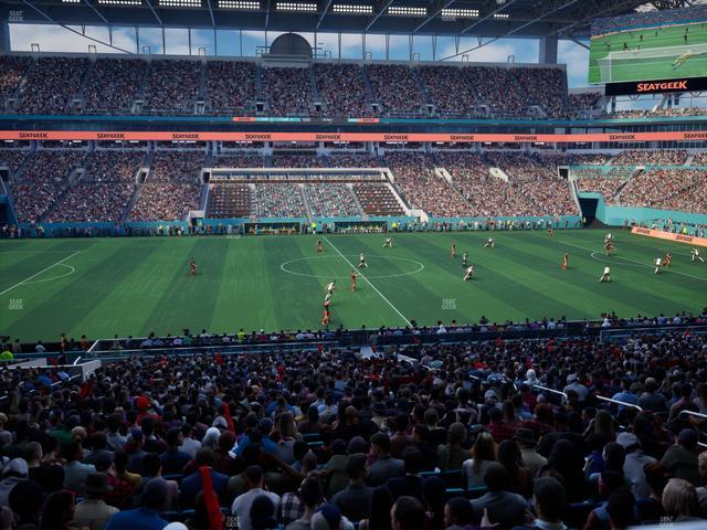 Hard Rock Stadium - Section 219 Seat View
