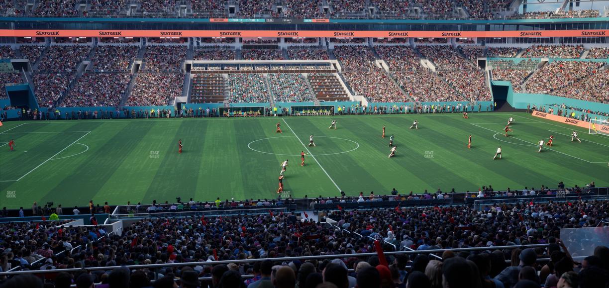 Hard Rock Stadium - Section 219 Seat View