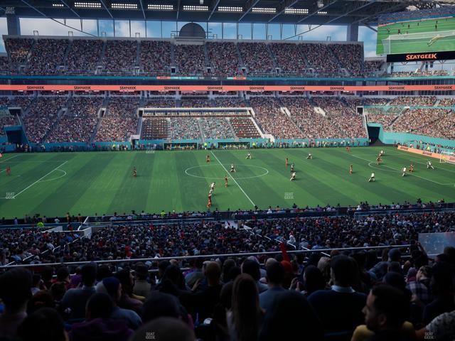 Hard Rock Stadium - Section 219 Seat View Hard Rock Stadium - Section 219 Seat View