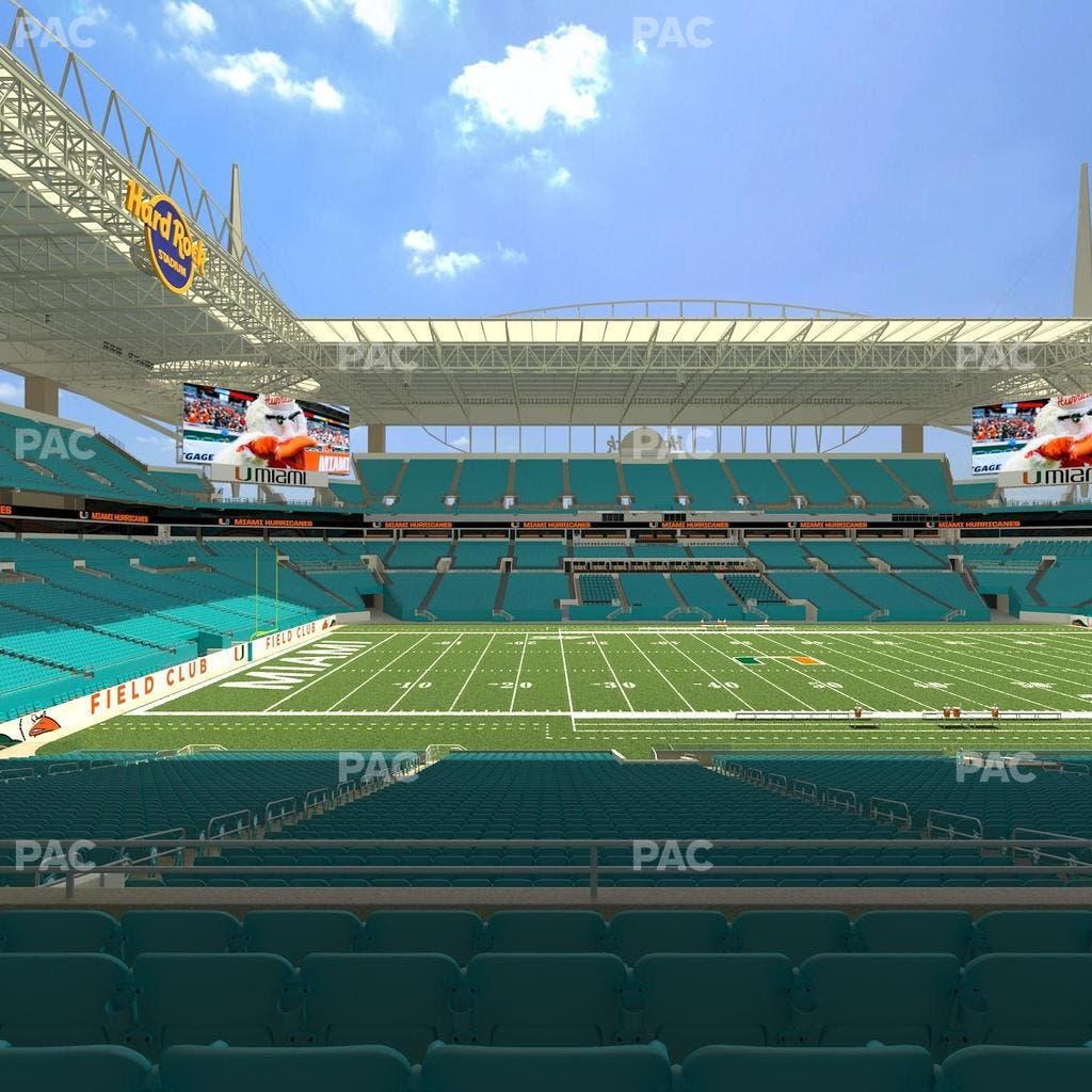 Hard Rock Stadium - Section 220 Seat View
