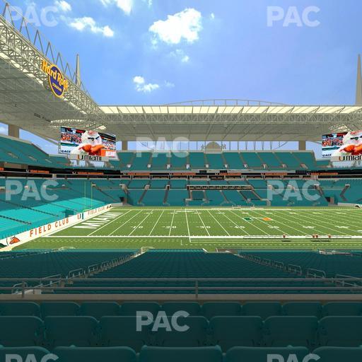 Hard Rock Stadium - Section 220 Seat View