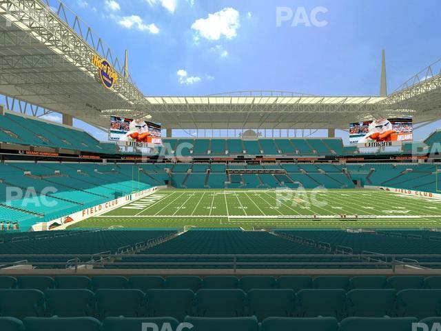 Hard Rock Stadium - Section 220 Seat View