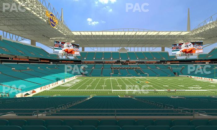 Hard Rock Stadium - Section 220 Seat View
