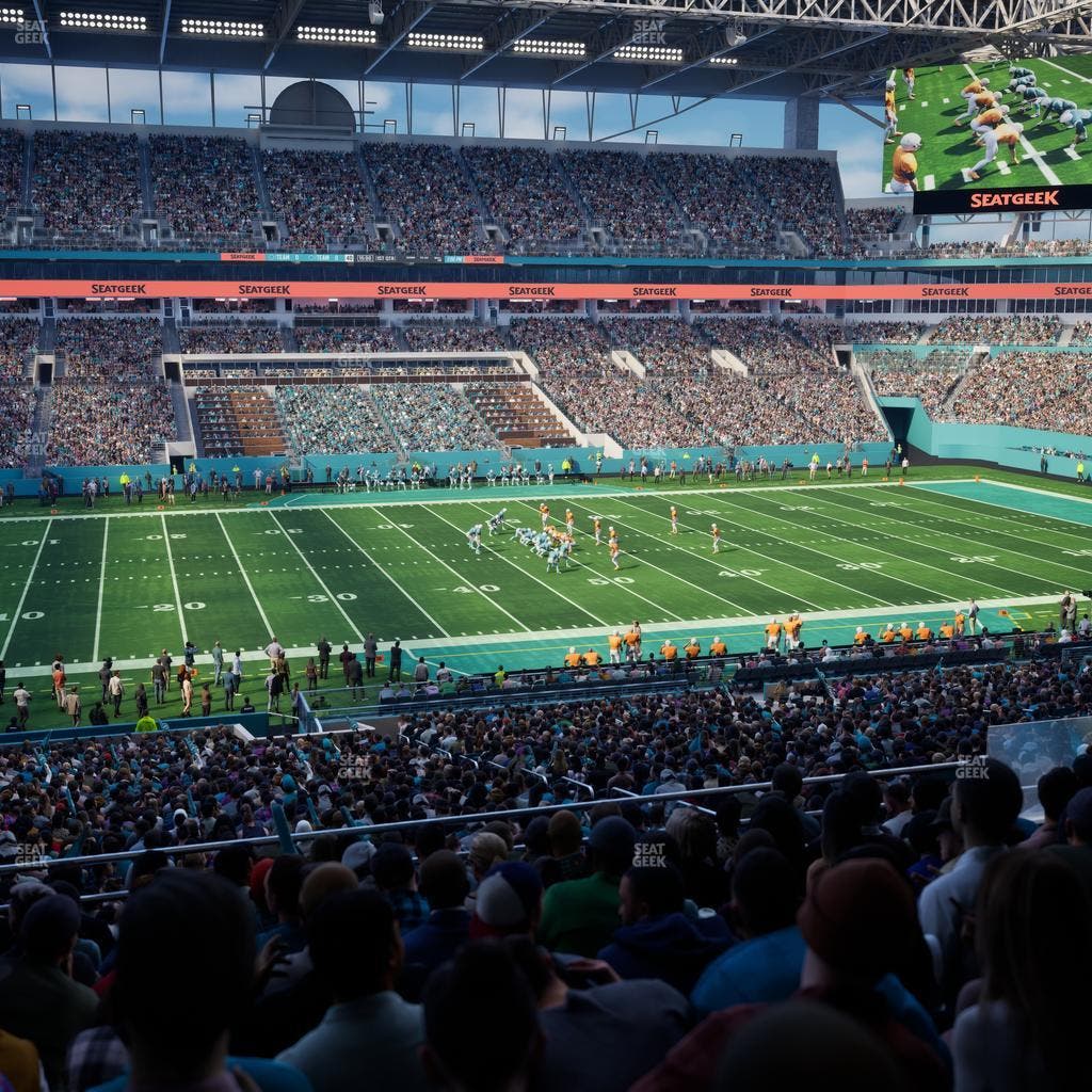 Hard Rock Stadium - Section 220 Seat View