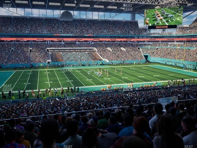 Hard Rock Stadium - Section 220 Seat View