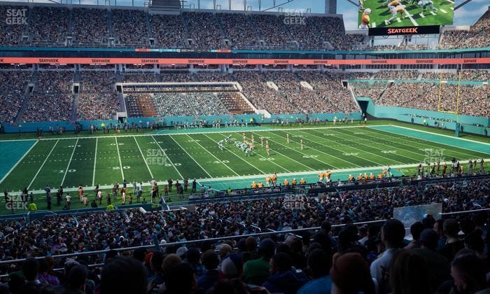 Hard Rock Stadium - Section 220 Seat View