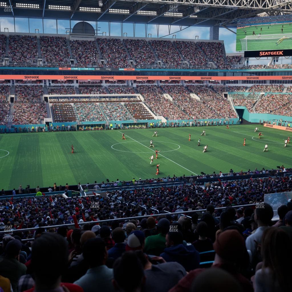 Hard Rock Stadium - Section 220 Seat View