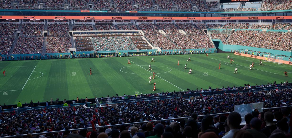 Hard Rock Stadium - Section 220 Seat View