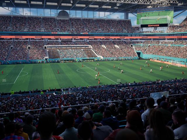 Hard Rock Stadium - Section 220 Seat View Hard Rock Stadium - Section 220 Seat View