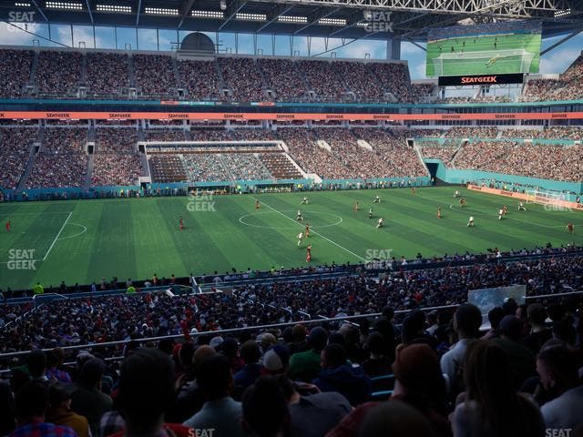 Hard Rock Stadium - Section 220 Seat View