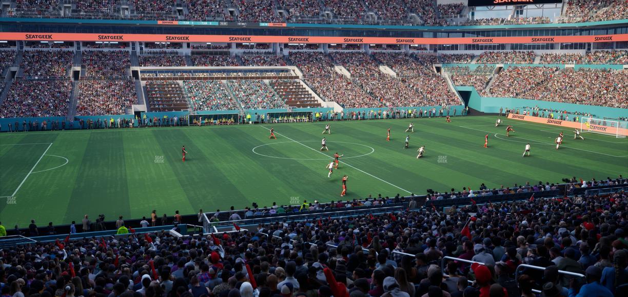 Hard Rock Stadium - Section 220 Seat View